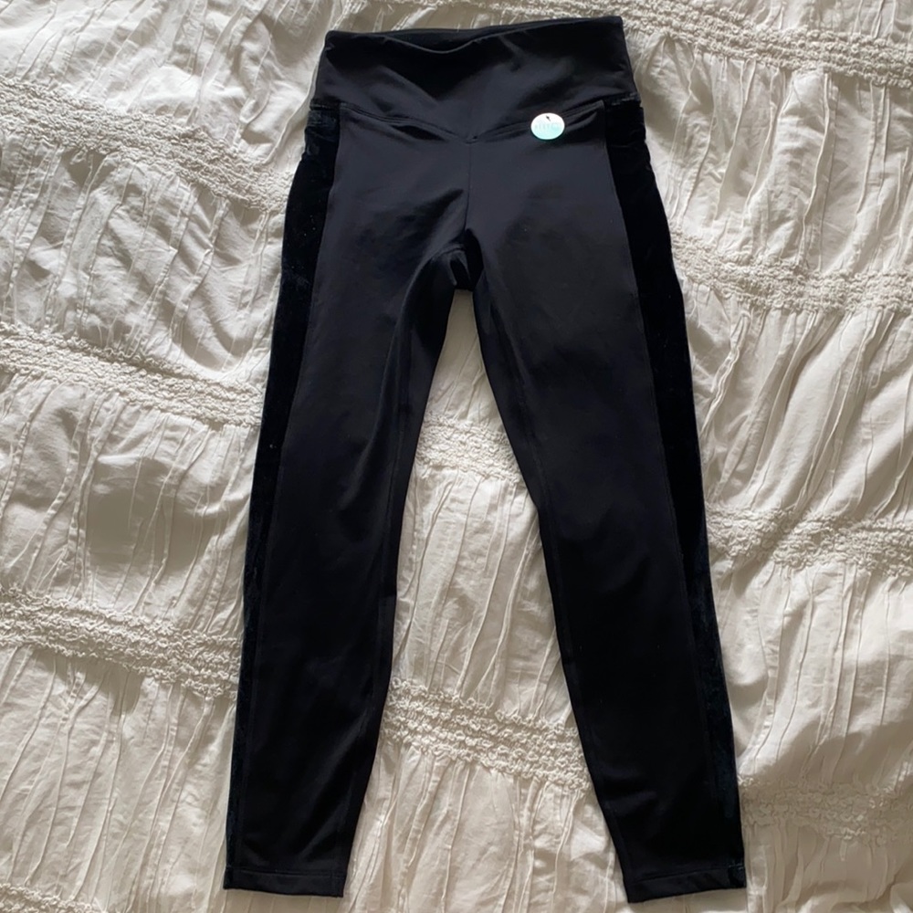 PINK Victoria’s Secret Cozy Black Leggings
